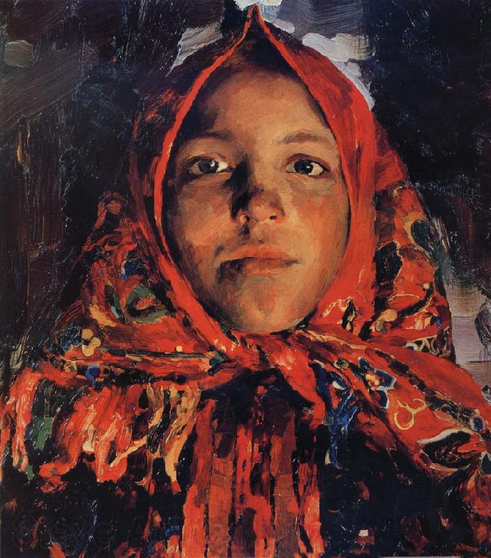 Filip Andreevich Malyavin Village girl Norge oil painting art
